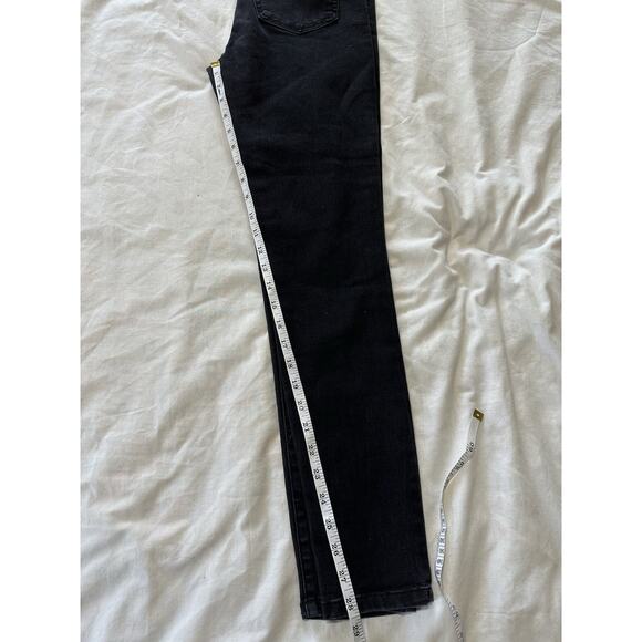 Forever 21 Distressed Black Skinny Jeans - Size 27 - Picture 8 of 8